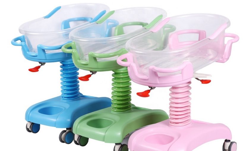 Hospital Baby Bed Cart